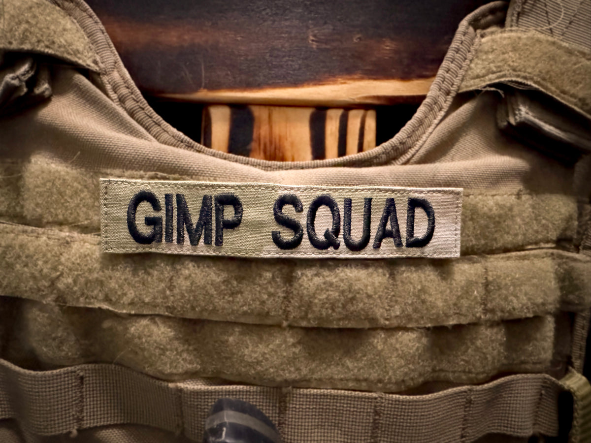 Gimp Squad Name Tape Patch