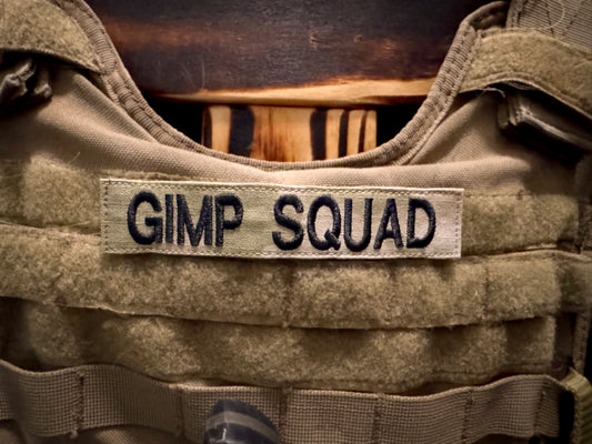 Gimp Squad Name Tape Patch